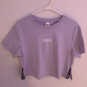 vans purple crop top!